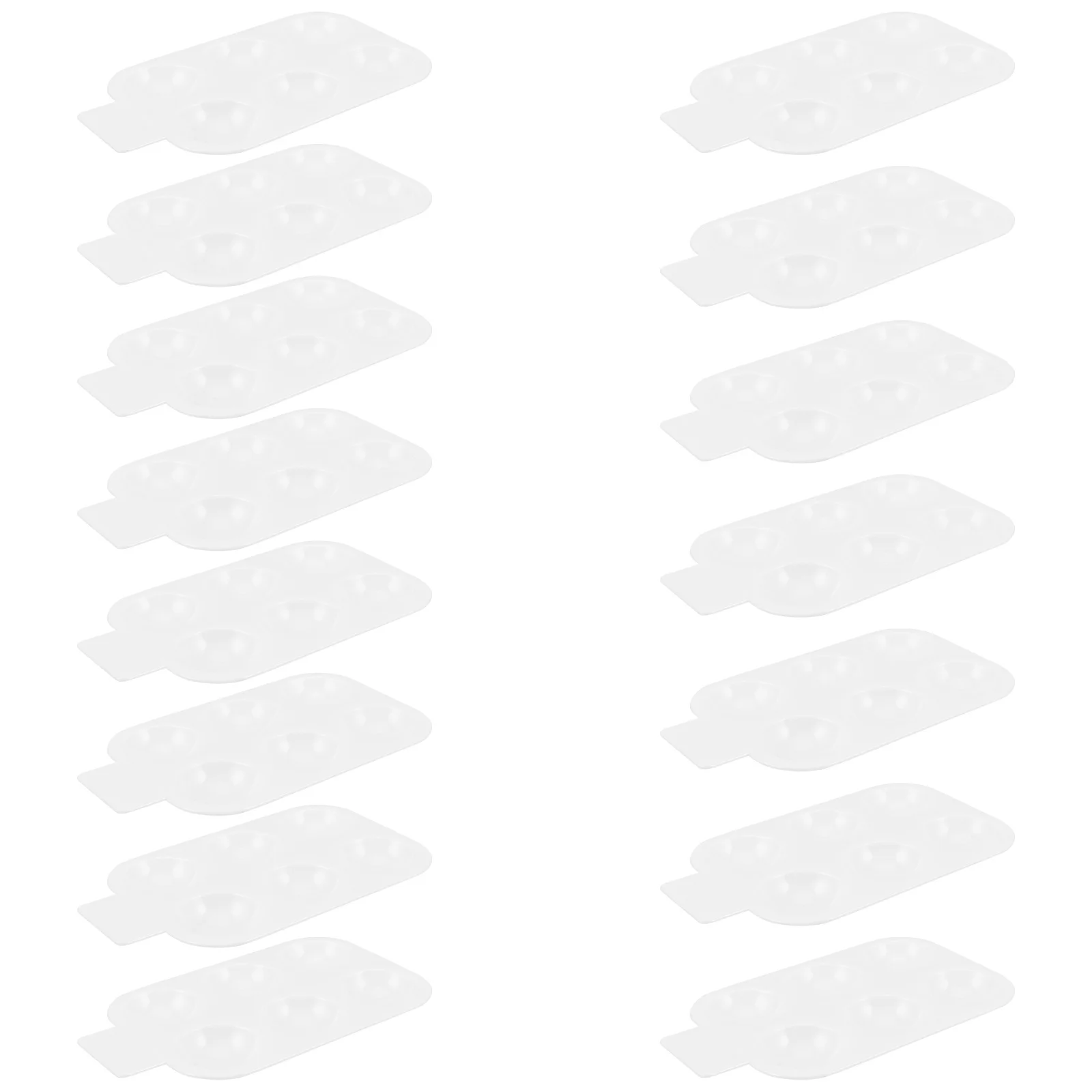 

Plastic Oil Paint Palette 12 Colors Artist Durable Portable Mixing Panel for Acrylic Gouache Watercolor Painting Supplies