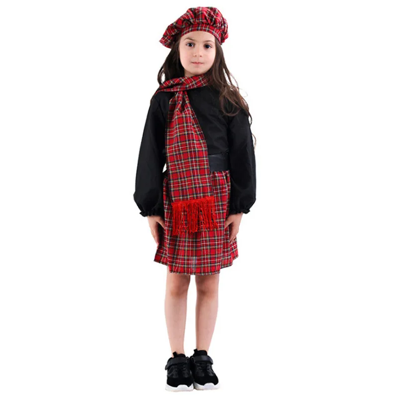 NATIONAL  holiday Costume National Culture Party Scotland girl Suit for boy beer costume