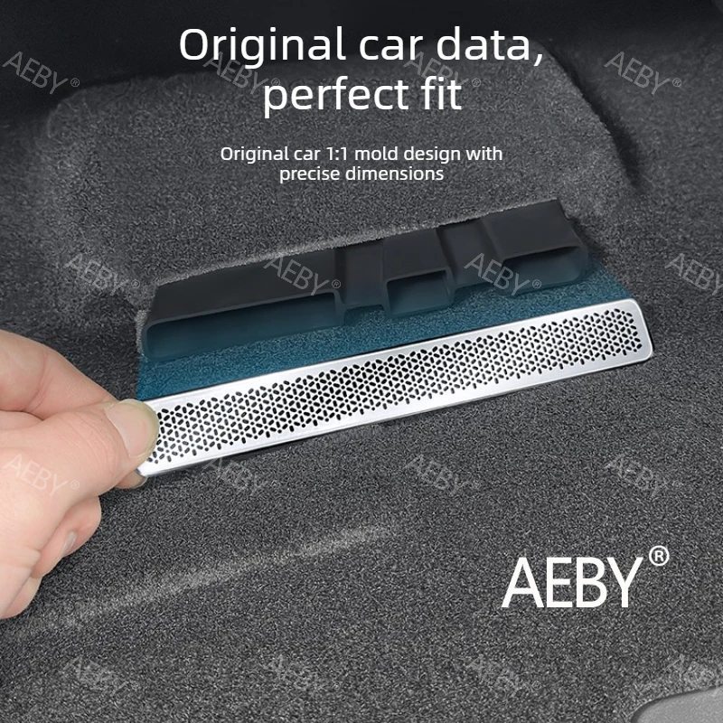 

For BYD ATTO 3 Smart Driving Editio 2022-2025 Seat Air Vent Cover,Stainless steel air outlet cover,Metal dust cover,Dust Proof