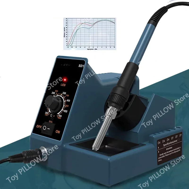 Constant Temperature Soldering Station Anti-Static Adjustable  Household Repair Welding Tool Set 60W.