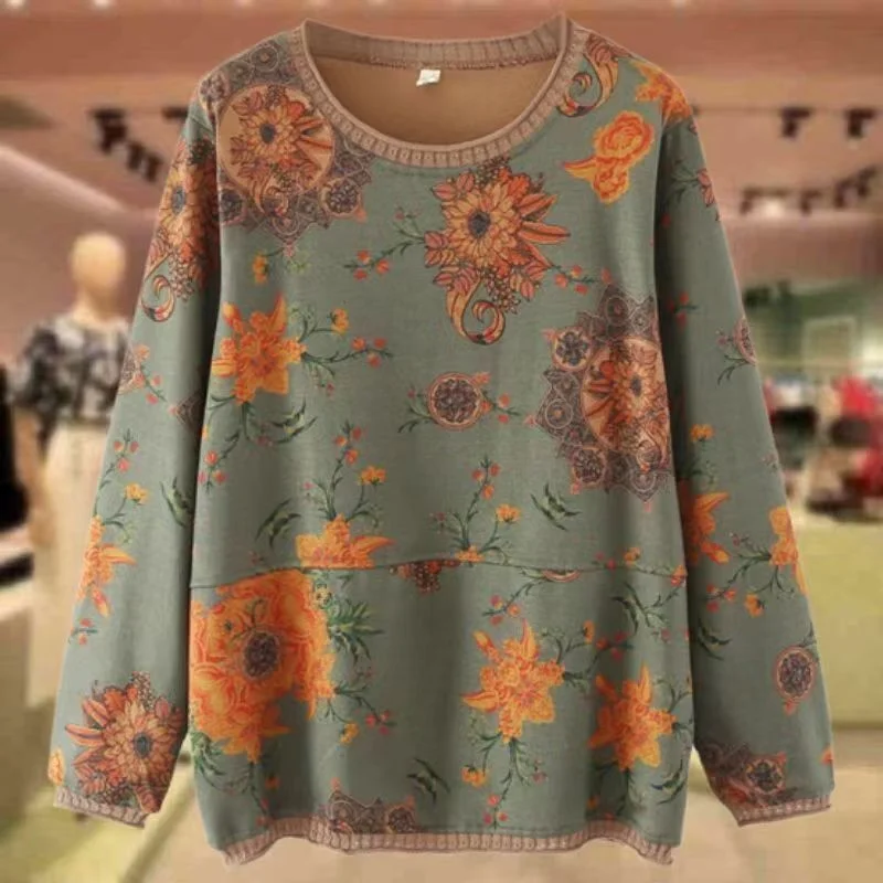 

New Autumn Long-sleeved Shirt Spring and Base Fashionable Pullover Top Women's Clothing