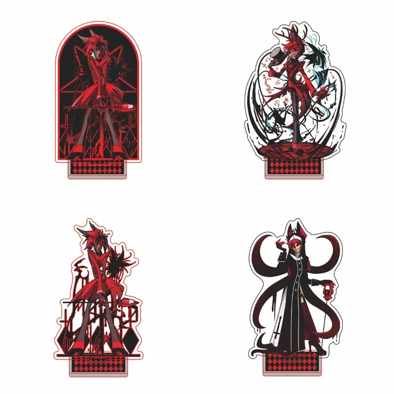 Hazbin Hotel Acrylic Stande Alastor Figures Toy Multiple Styles Desktop Display Ornament Anime Cartoon Peripheral Wholesale Gift