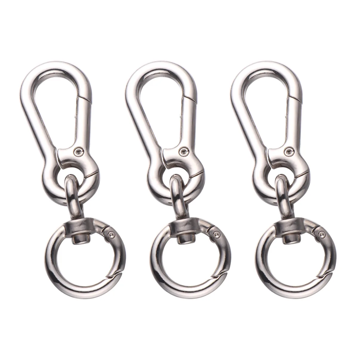 

3pcs Pet Leash Snap Hook Bag Strap Loop Shoulder Chain Buckle Replacement Accessories Durable Zinc Alloy Metal For Handbags
