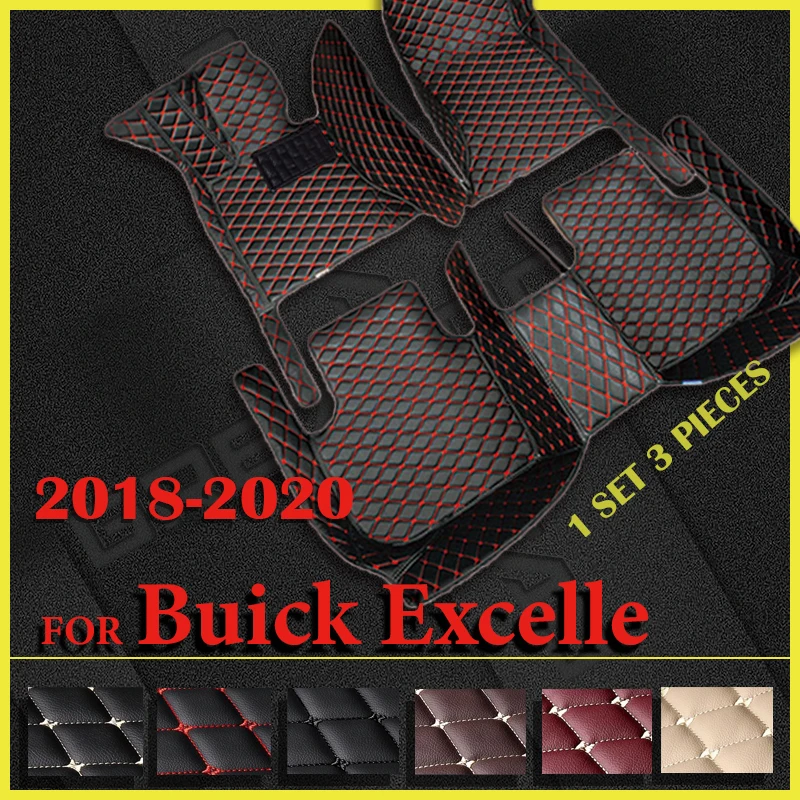 

Car Floor Mats For Buick Excelle 2018 2019 2020 Custom Auto Foot Pads Automobile Carpet Cover Interior Accessories