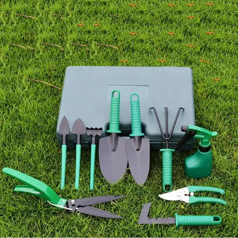 

5/10Pcs Floral Print Horticultural Planting Tools Set Non-Slip Grip Ergonomic Handle Planting Garden Tools Kit Multifunctional