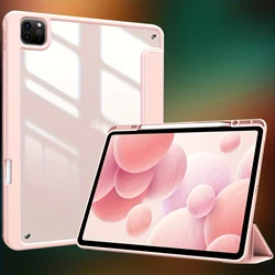 Funda transparente para tableta, carcasa trasera de PC para iPad Pro 12,9, 11, 13, M4, 7, 8, 9. ª generación, 10,2, 5, 6. ° 9,7, 10. ° 10,9, Air 11, 13, M2, Air 10,9, 5, 6. °