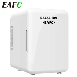 EAFC Portable 4L Mini Car Grooming Refrigerator Car Cooler Multifunctional Home Refrigerator Cosmetic for Car Camping Travel