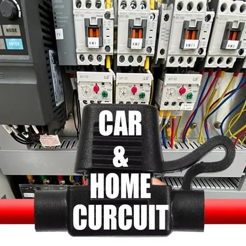 Imagen 2 del producto 12V 30A 5/10 Uds Mini portafusibles de coche de hoja toma de fusible impermeable en línea adaptador de interruptor de corte caja a prueba de salpicaduras portafusibles