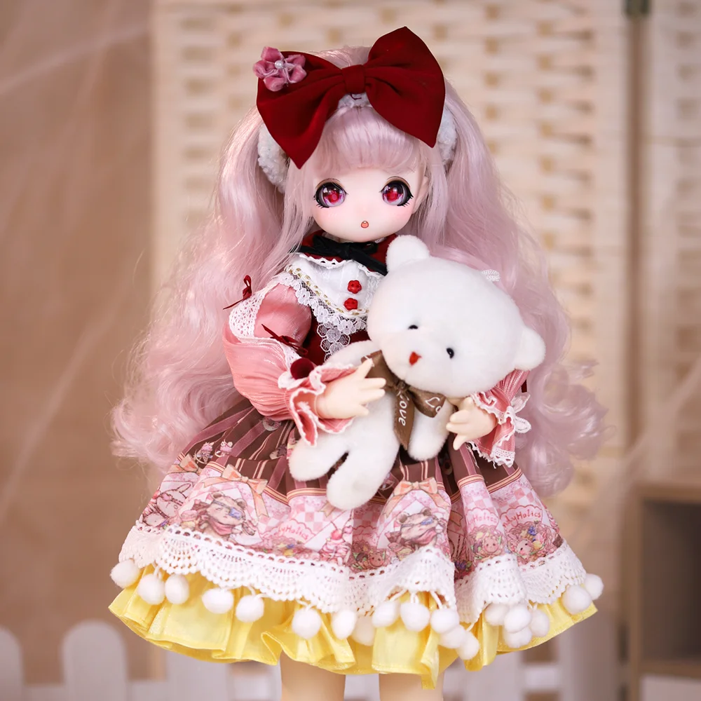 

Dream Fairy 1/4 BJD DollS 16 Inch Ball Jointed body Full Set Lolita style Angel MSD DIY Toy Gift for Girls