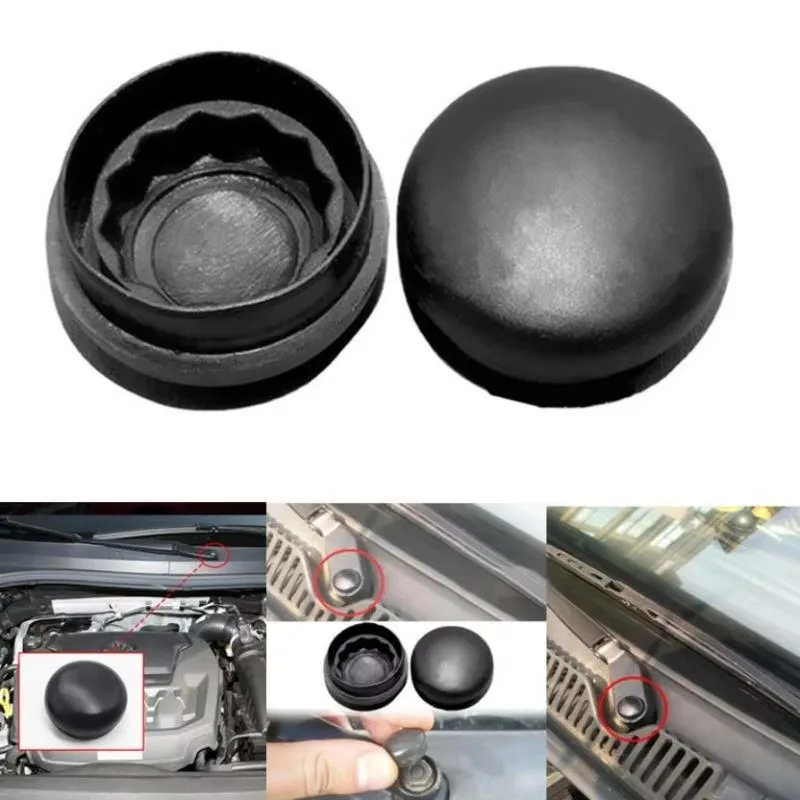 12pcs Front Wiper Arm Nut Cap Bolt Rocker Cover For VW Transporter T6 T4 T5 2000 2001 2002 - 2018 EuroVan Caravelle Vanagon
