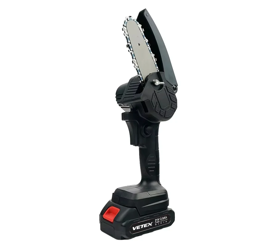 

Lithium Battery Operated Power Chian Saw 4 Inch 21V 2000mAh One-handed Mini Cordless Chainsaw With Toolbox