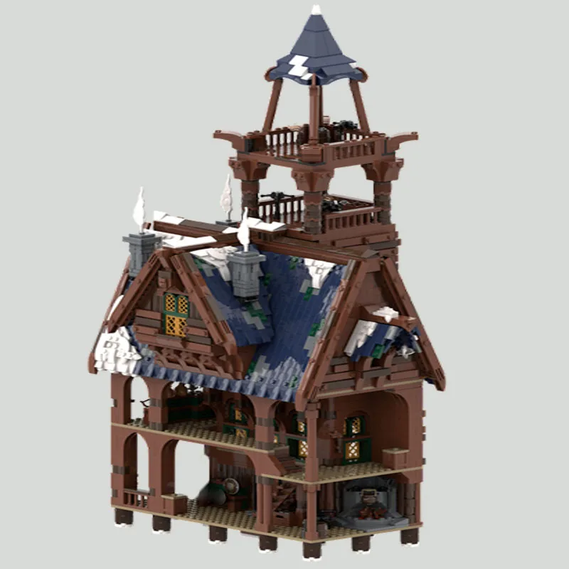 

НОВИНКА: Конструктор 3416 PCD UCS Part 4/8 The Armory Lake Esgaros MOC. Модель для сборки, развивающий набор для детей, подарки на Хэллоуин, DIY-набор.