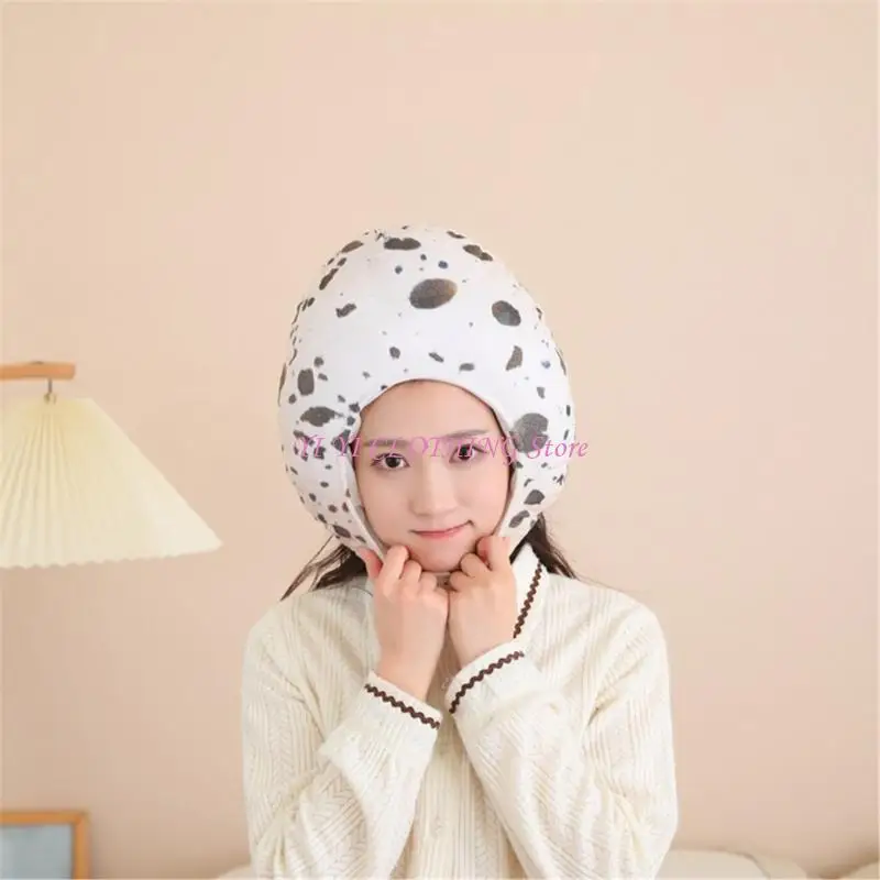 

N5KF 3D шляпа с перепелиными яйцами, праздничная шляпа, головной убор с мультяшными яйцами, шляпа для школьных игр