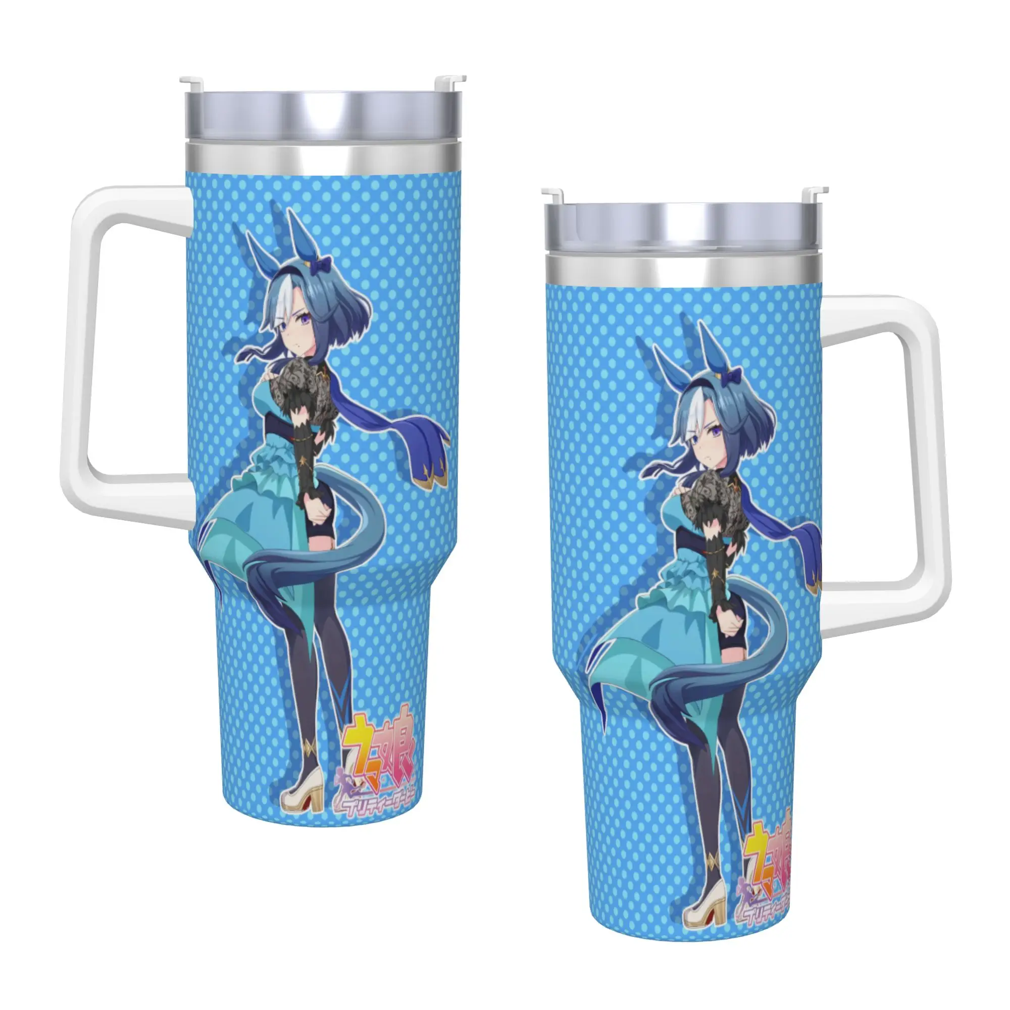 Admire Groove UmaMusume Pretty Derby Tumbler  Cold and Hot Water Bottle Insulated Stainless Steel Coffee Mug Custom Camping Mugs