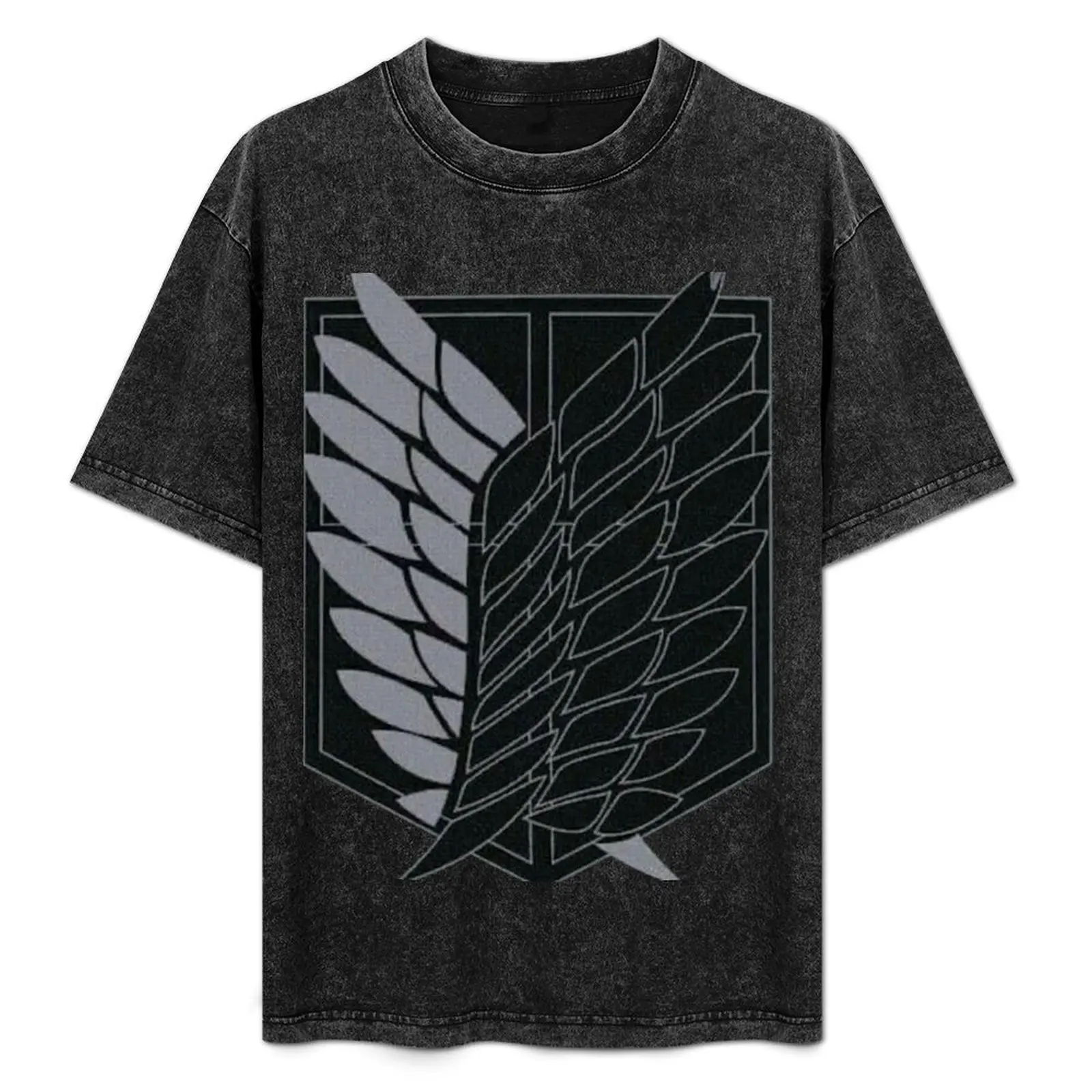 

Exploration Battalion - SNK - B&W Classic T-Shirt Plus Size Simple Casual Top