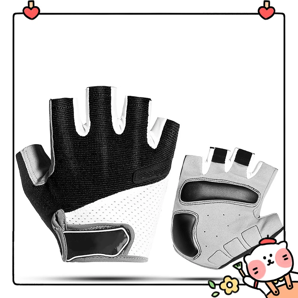 

Cycling Gloves for Men Women Shockproof Anti Sweat Half Finger Unisex Biking Gloves Driving Riding Outdoor Activities