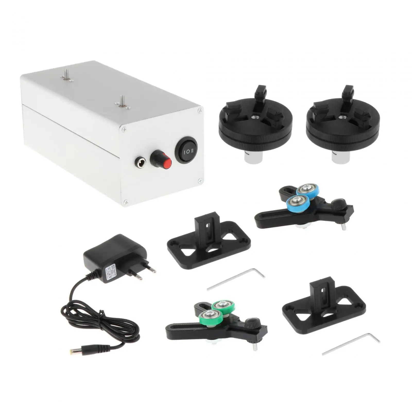 

Fishing Rod Building Machine Easy to Use Fixed Rod Fittings Fishing Pole Support Stand Epoxy Painting 12V Fishing Rod Repair