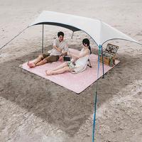 Beach Tent Outdoor Camping Sun Canopy 5-8 Person Portable Fishing Sunscreen Canopy for Outdoor Activities Camping Shelter