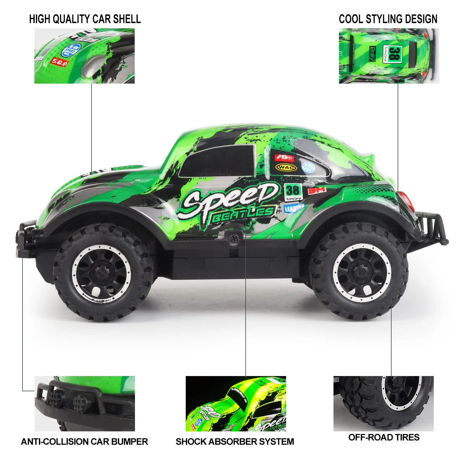 発光おもちゃの車 1:24 ミニ RC カー RC クローラーシミュレーションバギー電動リモコンモデルカー RTR 大人子供のおもちゃギフト