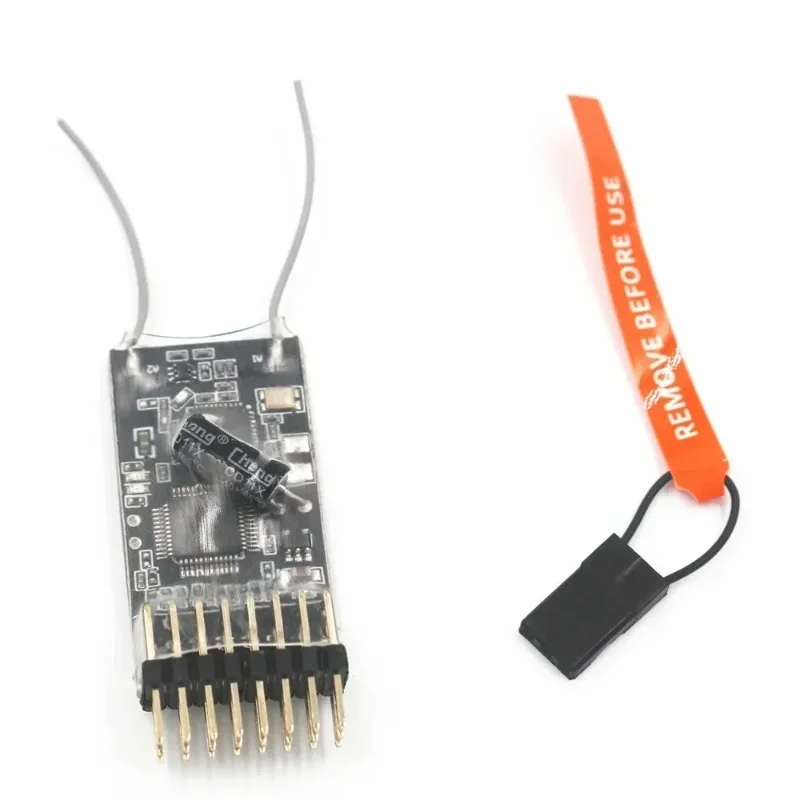 RM601 2.4G 6CH RC Receiver DSMX DSM2, AR6210 Protocol PPM Output, Compatible DX6i DX8 DX9 DX18 JR DSX7 DSX9 DEVO7 DEVO10