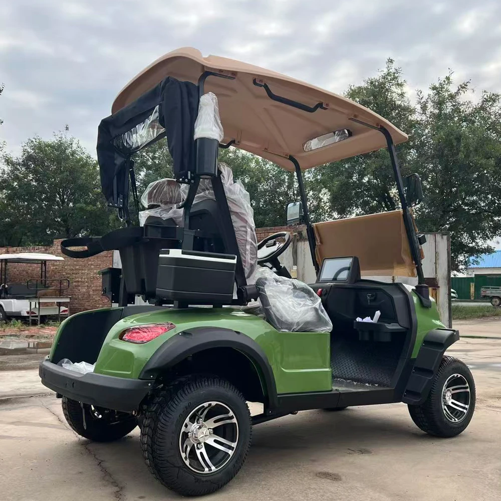 

Новые 4-колесные автомобили для гольфа Touris, уличные легальные электрические тележки для гольфа, 2-местные, 48 В, 72 В, тележка для гольфа с литиевой батареей