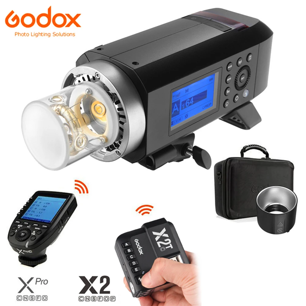 Godox Wistro AD400Pro TTL HSS 2.4G All-in-one Outdoor Li-ion Battery Flash 400WS Flashlight for Canon Nikon Sony Olympus FUJI