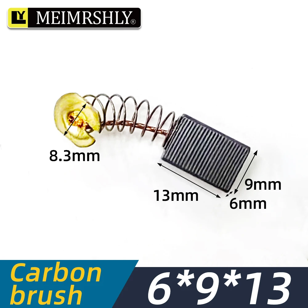 แปรงคาร์บอนมอเตอร์ไฟฟ้า MEIMRSHLY 50 ชิ้นเหมาะสําหรับการบํารุงรักษามอเตอร์แปรงคาร์บอน
