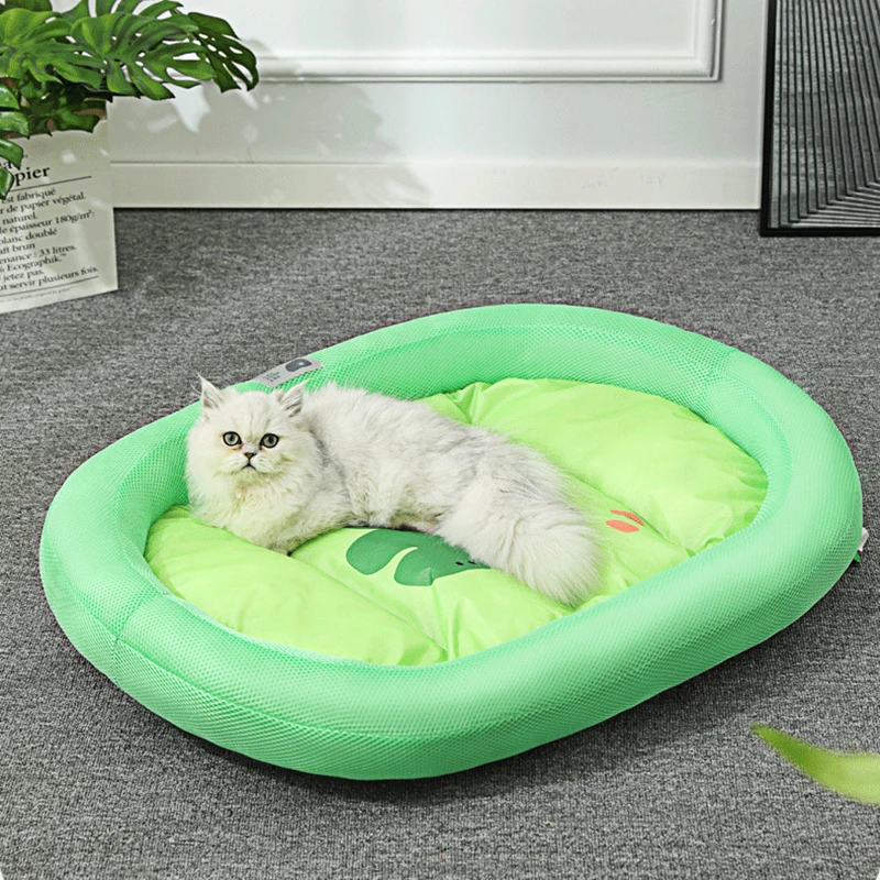 MADDEN Summer Cooling Pet Cat Bed Cushion Ice Pad Dog Sleeping Mat for Puppy Dogs Cats Pet Kennel Top Quality Cool Cold