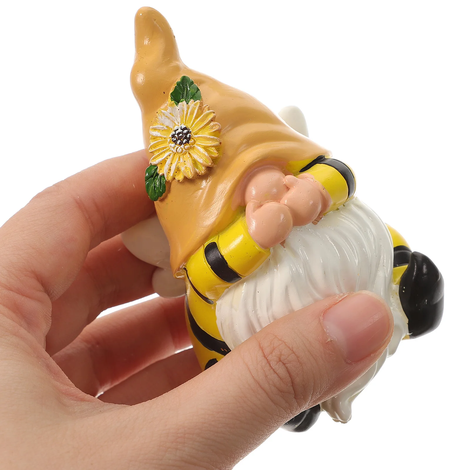 

3Pcs Resin Garden Gnome Bee Statue White Beard Dwarf Autumn Home Lawn Outdoor Thanksgiving Halloween Decor Naughty Gnomes