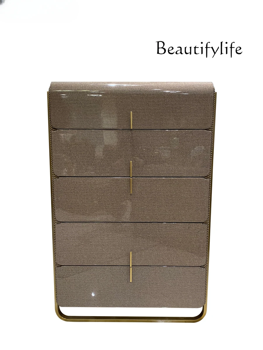 Chest of Drawers Post-Modern Large and Small Apartment Type Locker Hong Kong-Style Simple Villa Suite Complete Furniture