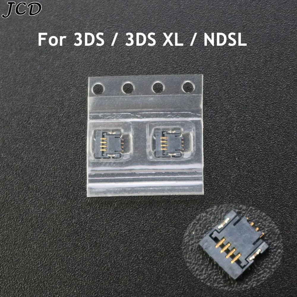 JCD 1pcs For NDSL DS Lite 4Pin Touch Screen Connector Port For 3DS XL LL Ribbon Cable Socket  Replacement Part