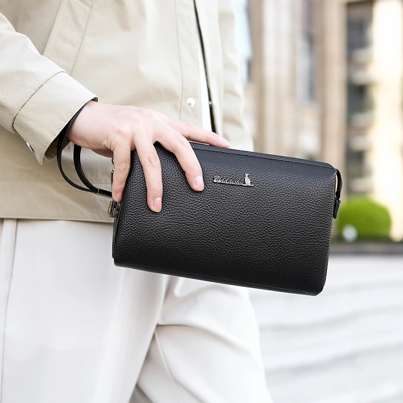 Password Anti theft Phone Bag клатч New Men clutch bag High end PU Long Wallet Large Capacity Multi Card Slot Wrist Bag