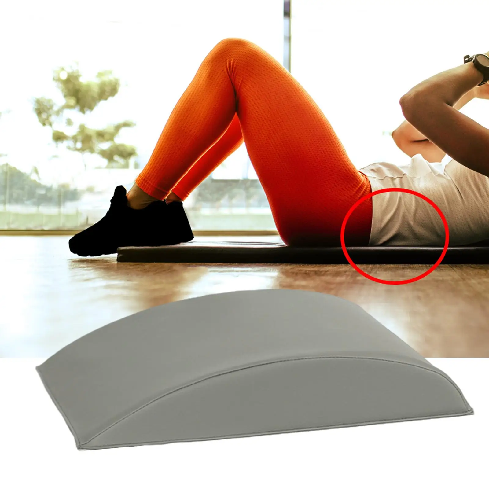 Ab Exercise Mat Comfortable Thick Padding Gym Exercise Support Cushion Lower