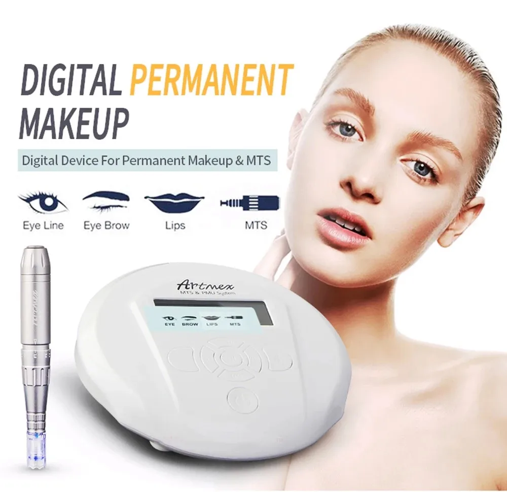 Permanent Makeup Machine Microblading Machine Kit For Beauty Academy With Tattoo Need-le brow artist