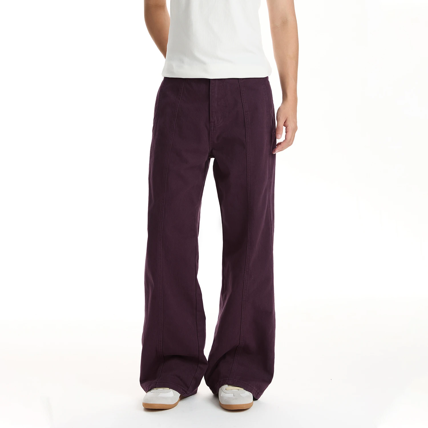 กางเกงลำลองผ้าฝ้ายแท้ ลายเส้น  - Men'S Fashion Line บทวิจารณ์และราคา