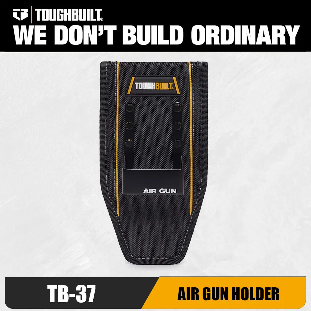 

Сумка для пневмоинструментов Toughbuilt с прочным стальным крюком, креплением на ремень, из износостойкой ткани для пневмоинструментов, механиков и строительных работ. TB-37