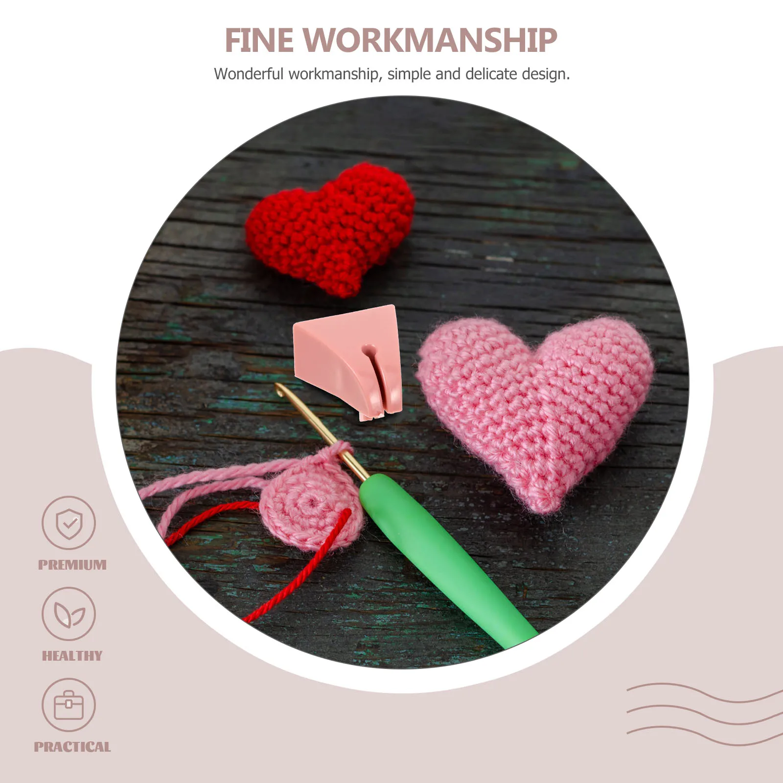 

Knitting Machine Yarn Mouth Adapter No Burrs Knitting Nozzle Thread Guide for Quick Knit DIY Wool Accessories Wire Yarn Opening