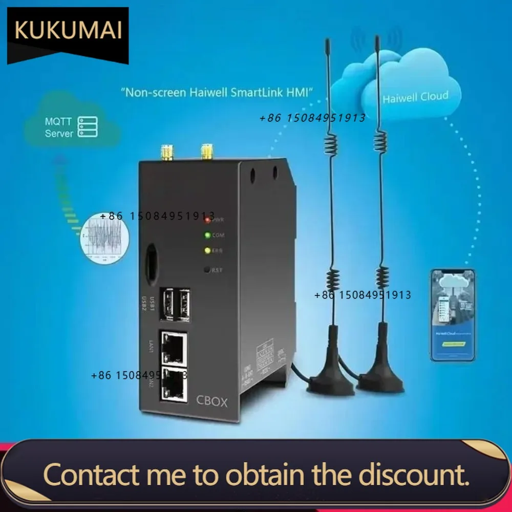 CBOX E CBOX-E C Box Haiwell with Ethernet 4G WIFI SmartLink Gateway HMI Program in Gateway Use Mobile Phone A
