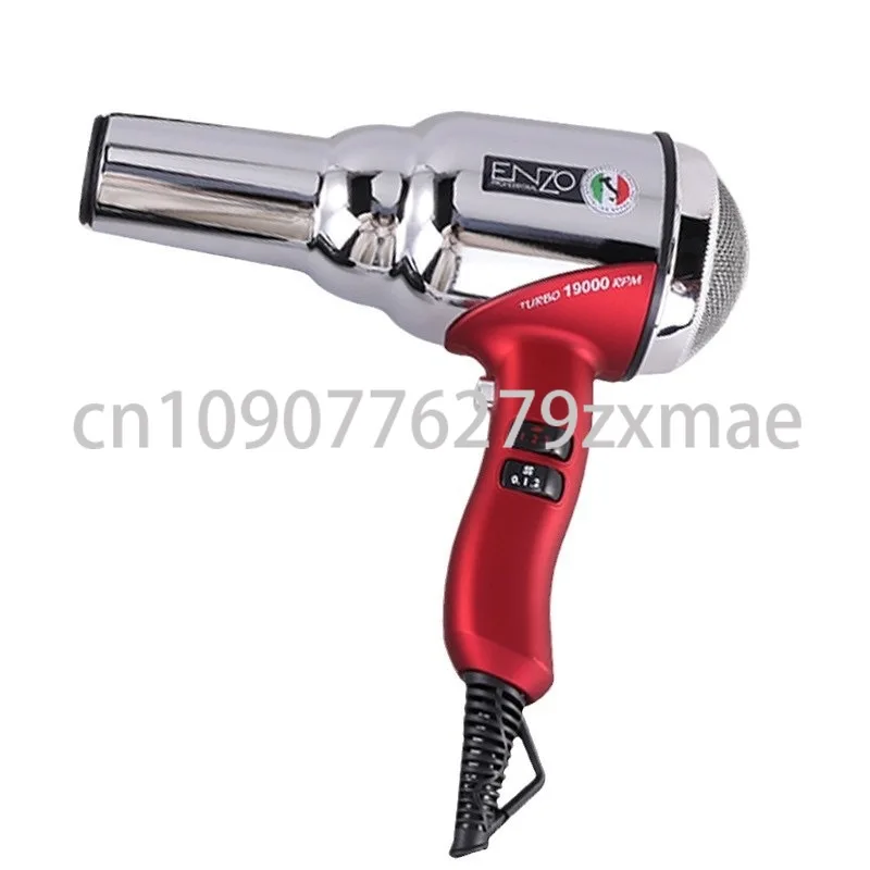 ENZO 220V Professional 19000RPM High Speed Hair Dryer 2000W High Power Household Salon/Barber Stainless Steel Iron Negative Ions