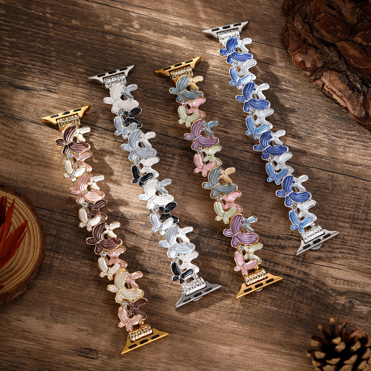 애플 워치용 여성용 탄성 손목 밴드, 46mm 울트라 49mm 스트랩, 아이워치 10, 9, 8, 42mm, 38, 40, 45mm 시계 밴드 액세서리