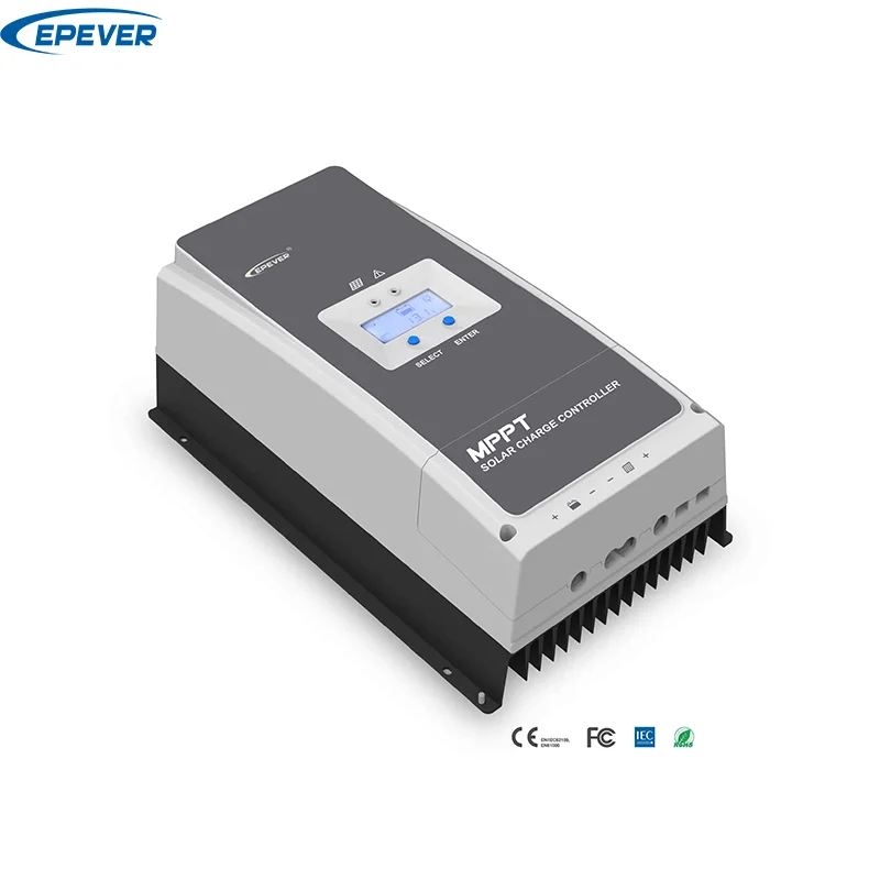 EPever EPsolar 60A MPPT Solar Charge Controller 12V 24V 36V 48V with Max 200V PV Input Tracer6420AN MPPT Solar Charge Controller