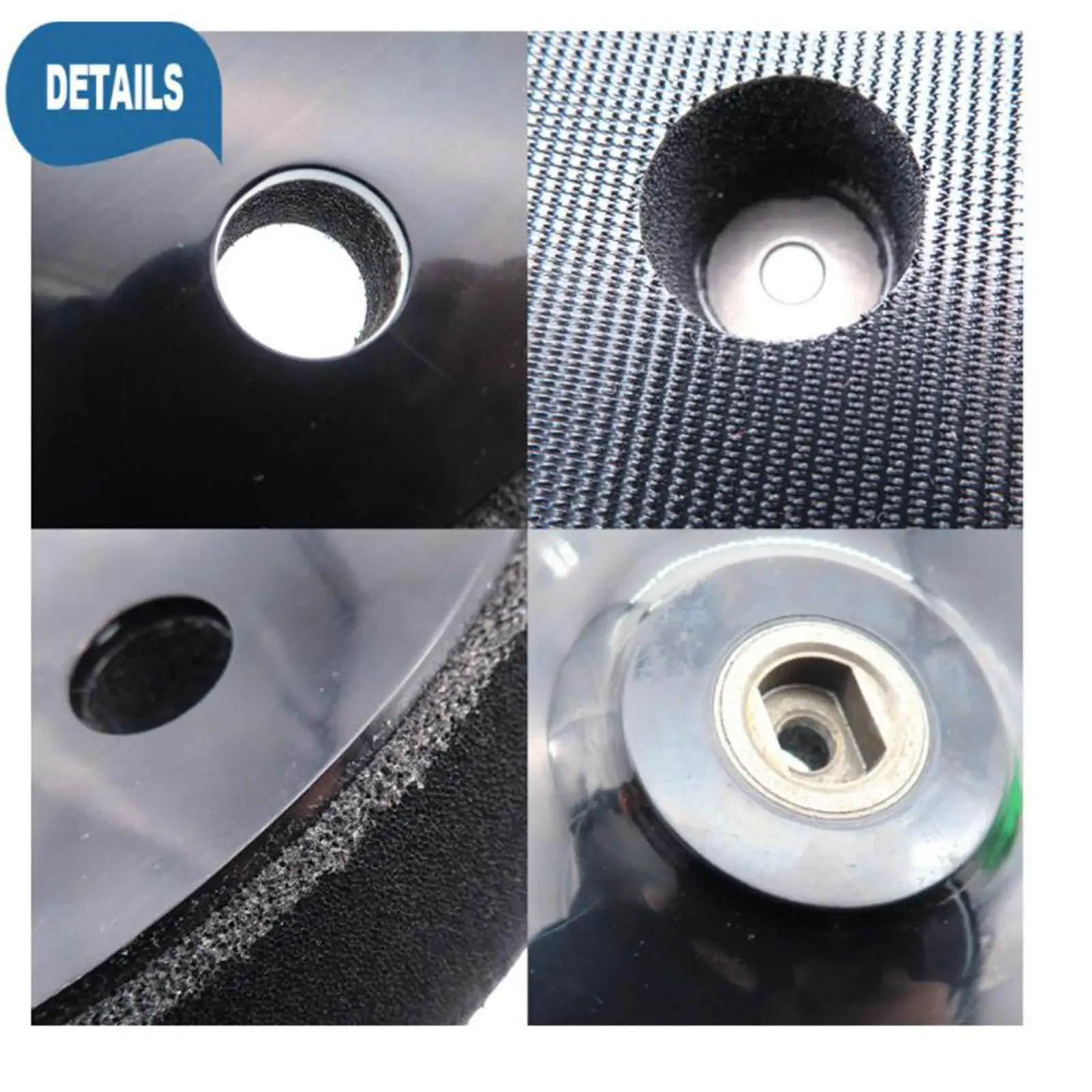 Wall Polishing Pad 6 Hole Sanding Pad 215mm for Hook & Loop Sanding Disc