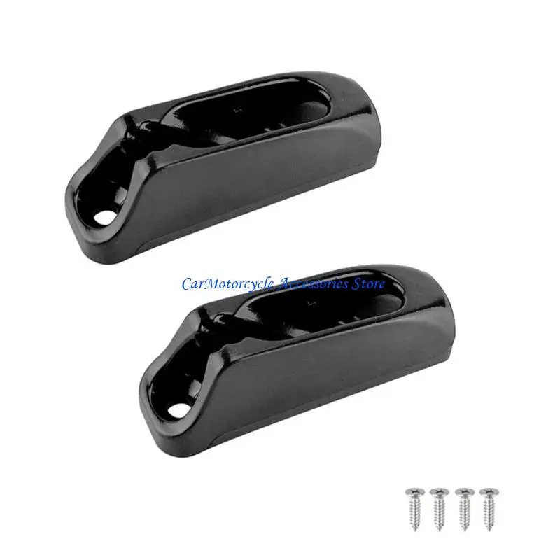

P04d 2 Pack Late Jams Cleat -Locking Tocking Black Nylon Clams Cleat Rayenser