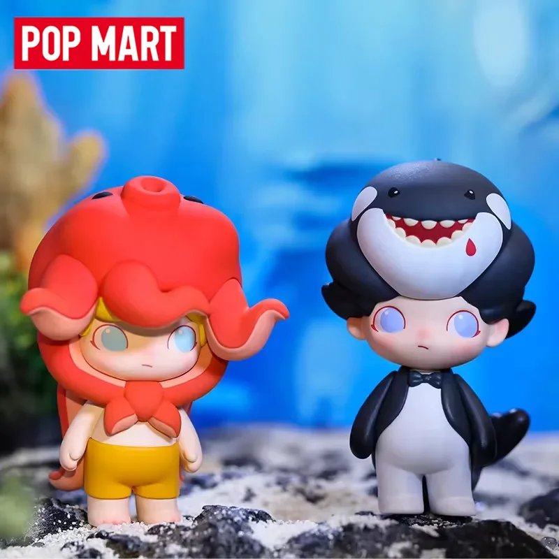 

POP MART Dimoo аквариум серии слепая коробка игрушки Kawaii аниме фигурка-сюрприз Mystery Box куклы подарок для девочек