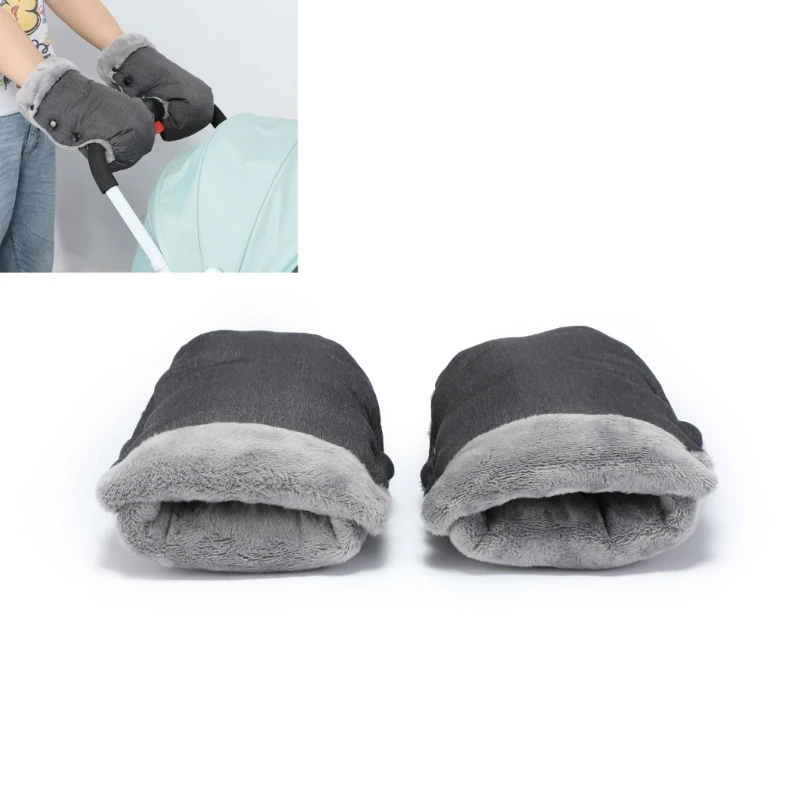 

Winter Pram Hand Muff Baby Carriage Pushchair Warm Hand Cover for Toddlers Cart