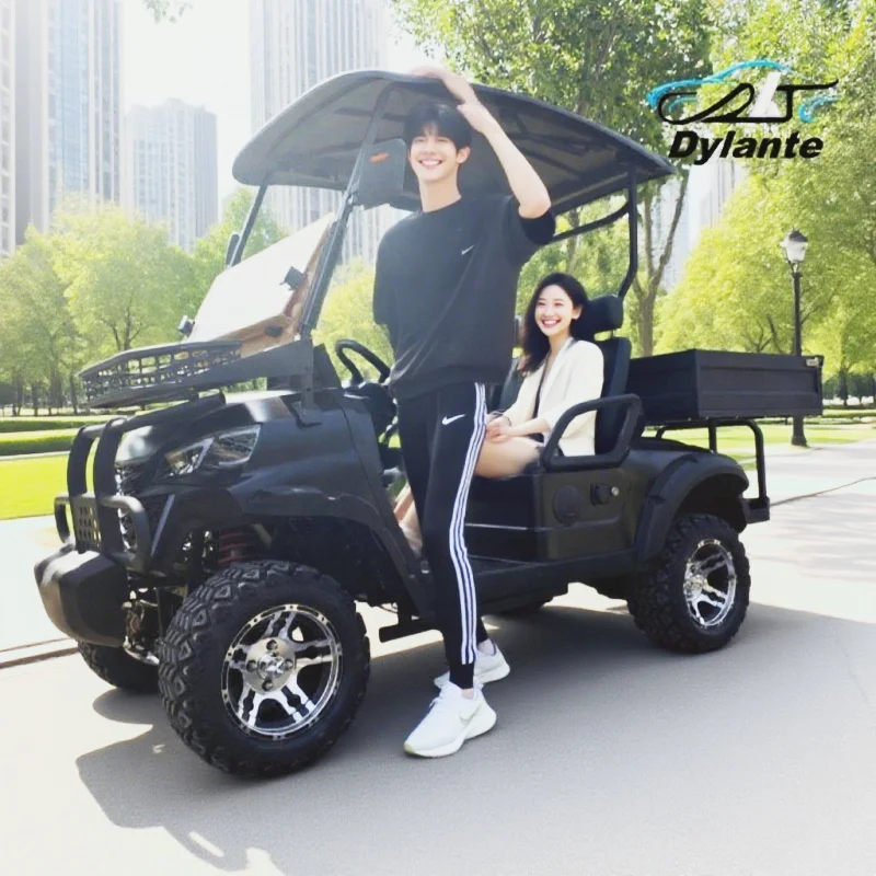 Luxury Adult New Energy Environmentally Friendly Electric Four-Wheel Agricultural Vehicle Manufacturer Customized Golf Cart