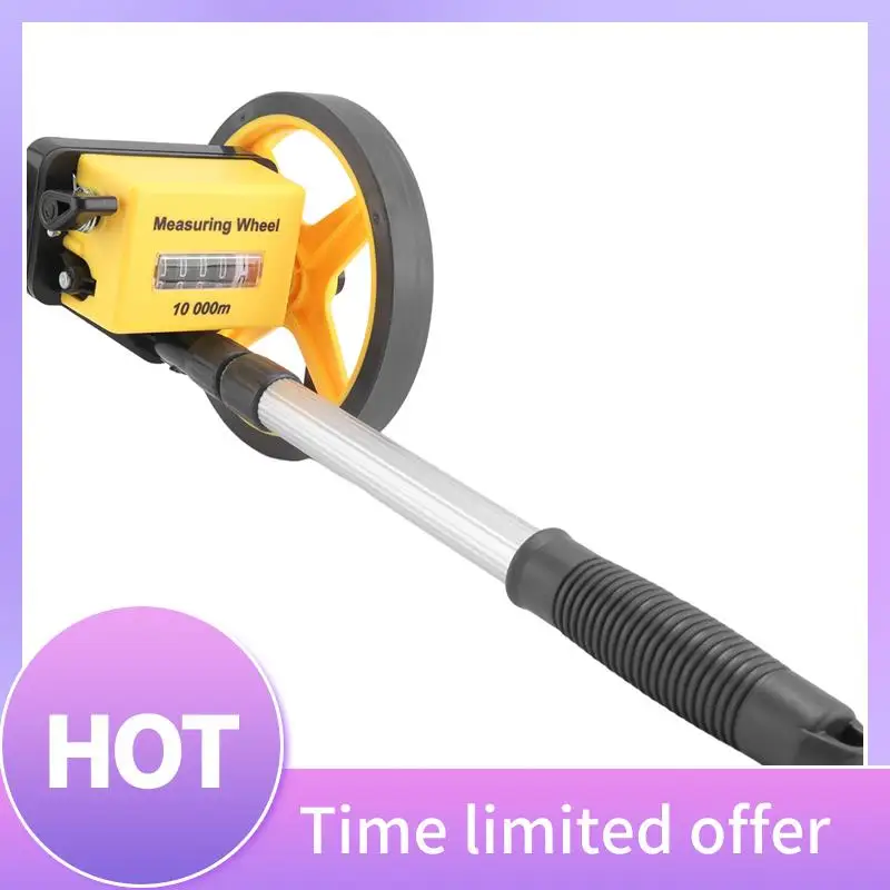 

B69C Measuring Wheel Distance Wheel Measurer Wheel Tpr Plastic 17.72 X 6.3 X 5.51In For Surveyors(Small Wheel, 12)