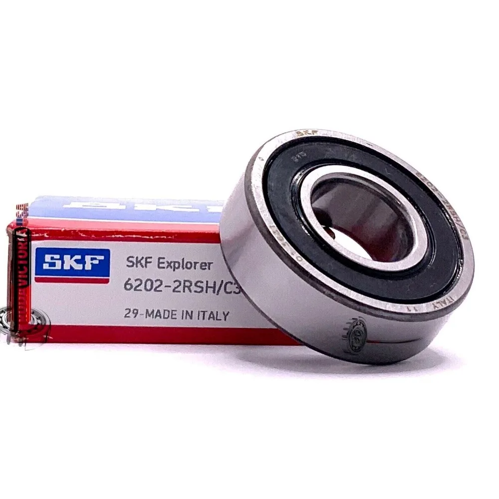 

SKF 6202 2RSHC3 DEEP GROOVE BALL BEARING RUBBER SEALED 15x35x11mm 6202 2RSC3