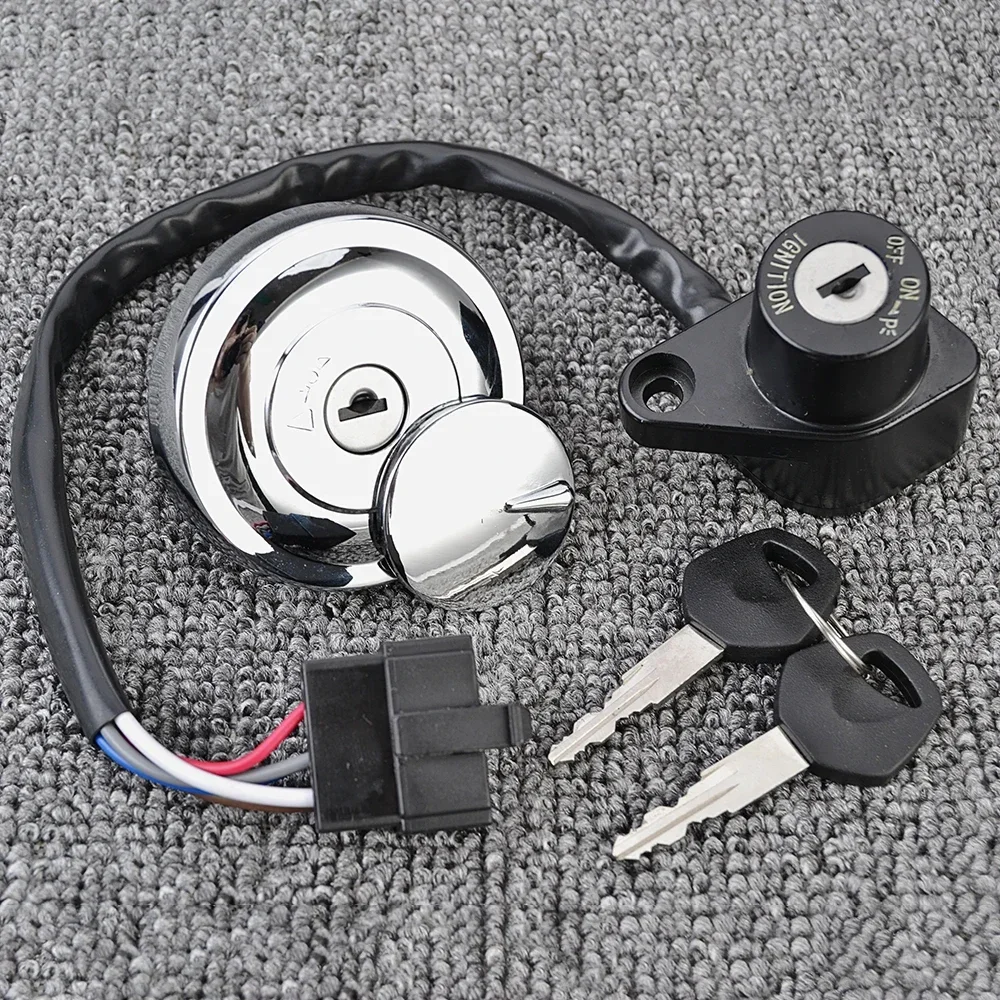 Fuel Gas Cap Ignition Switch with Key Kit For Kawasaki VN900 Classic Custom VN900 Vulcan 900 Classic LT 27005-0032