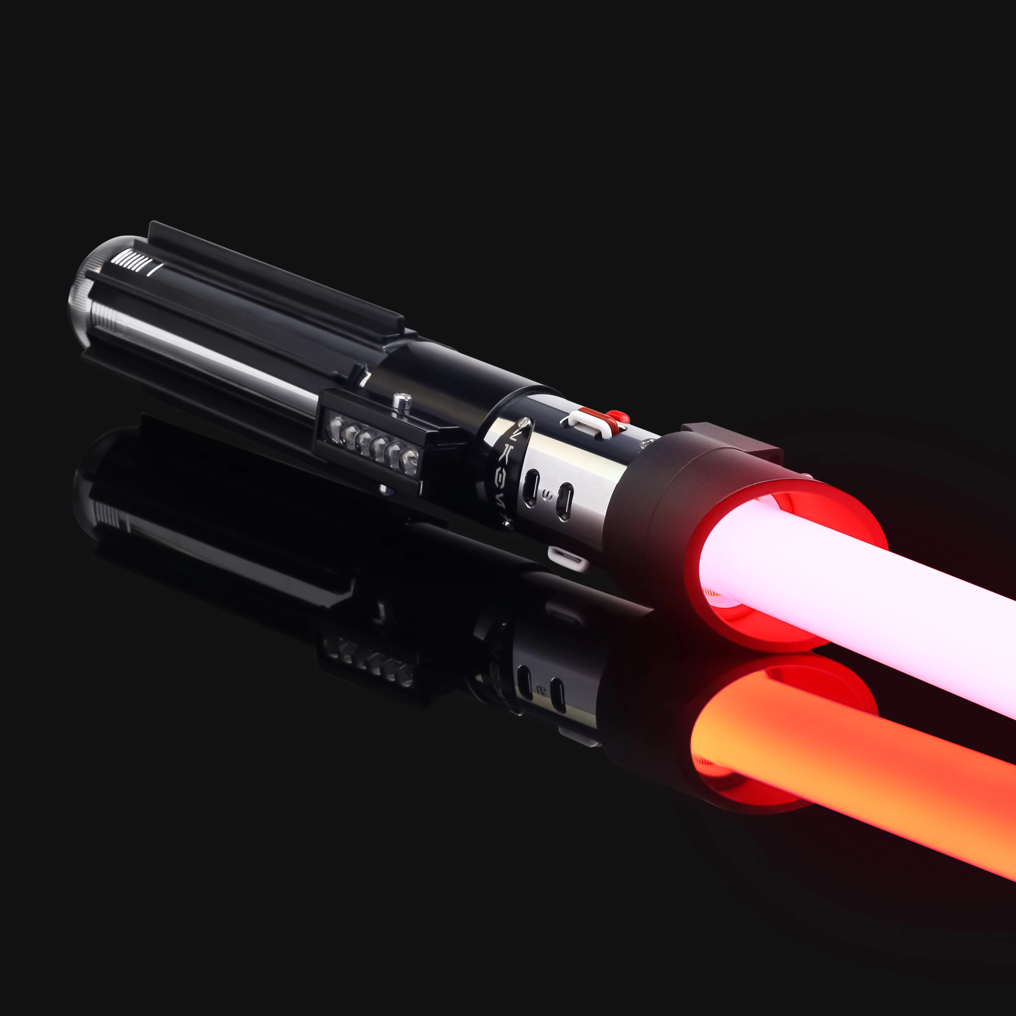 Lightsaber DSV Smooth Swing Metal Hilt Combat FX Blaster Duel Laser Sword NEO PIXEL Proffie TREX